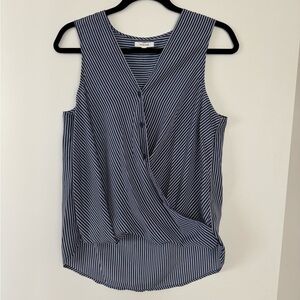 Pleione Striped Sleeveless Top